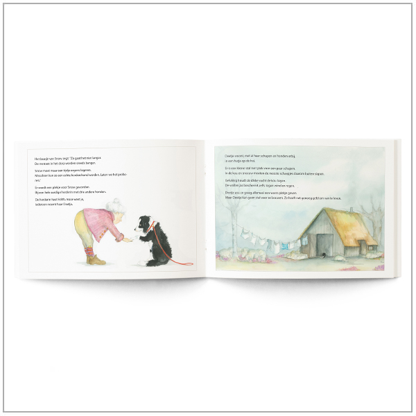 Kinderboek Snow - binnenkant