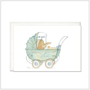 Geboortekaartje - Geboortekaart wandelwagen