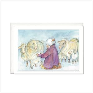 Kaart versturen - postcard - Schapen herder