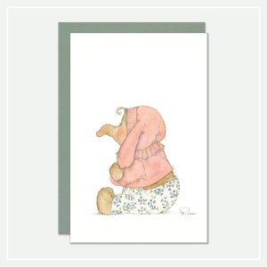 Geboorte kaartje - baby olifant