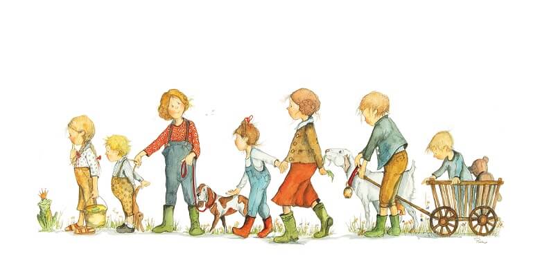 illustraties kindjes Rosefairytales