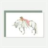 Kaart-postcard-illustratie-Eenhoorn