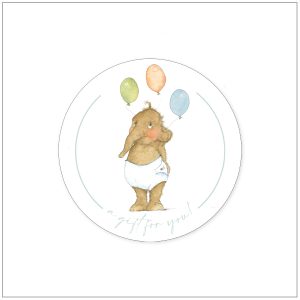 cadeau sticker - Olifant