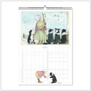 Verjaardagskalender Bordercollie - schapen