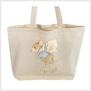Illustratie muis - Canvas tas
