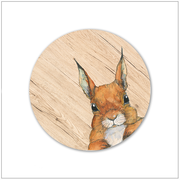 Onderzetter - eekhoorn