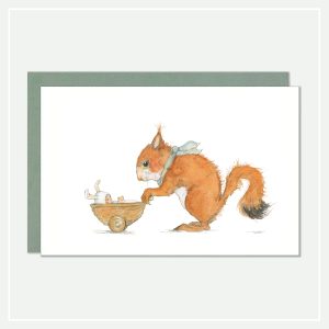 Kaartje versturen - Dieren Eekhoorn