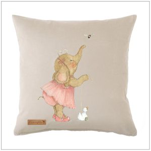 Kussenhoes - Loulou met bij