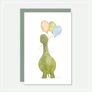 Verjaardags kaartje - dino