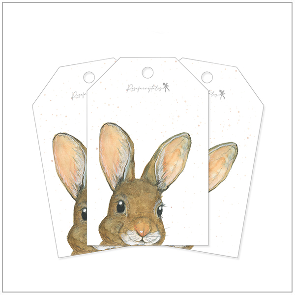 Cadeaulabels konijn - naamlabels Cadeaulabels konijn - naamlabels