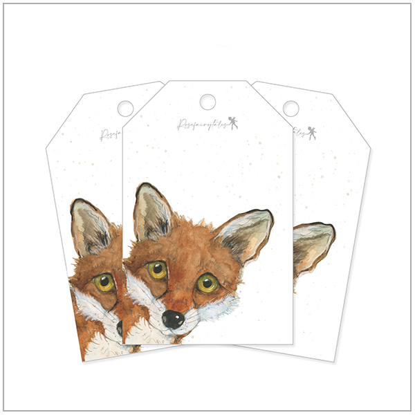 Cadeaulabels vos - naamlabels Cadeaulabels vos - naamlabels