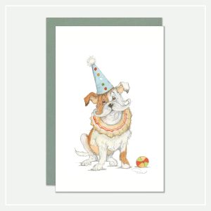Verjaardagskaart - kaartje verjaardag - bulldog