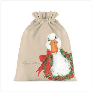 Cadeauzak Kerst gans - Kadozak kerst
